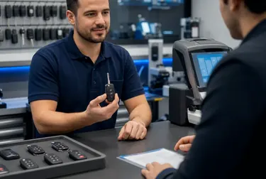 Chaveiro criando uma chave codificada em Paulo Afonso.